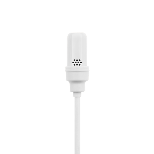 Shure UL4W/C-LM3-A UniPlex Lavalier Microphone, White, LEMO3 - front view
