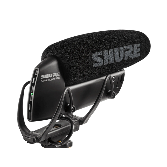 Shure VP83 Camera Mount Microphone, Lobar - front view