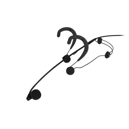 Shure WBH54B Headworn Vocal Microphone, Black, TQG (TA4F, 4-Pin Mini) - front view