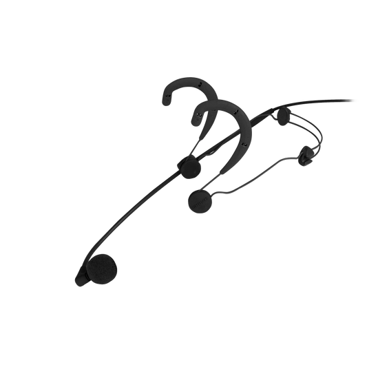 Shure WBH54B Headworn Vocal Microphone, Black, TQG (TA4F, 4-Pin Mini) - front view