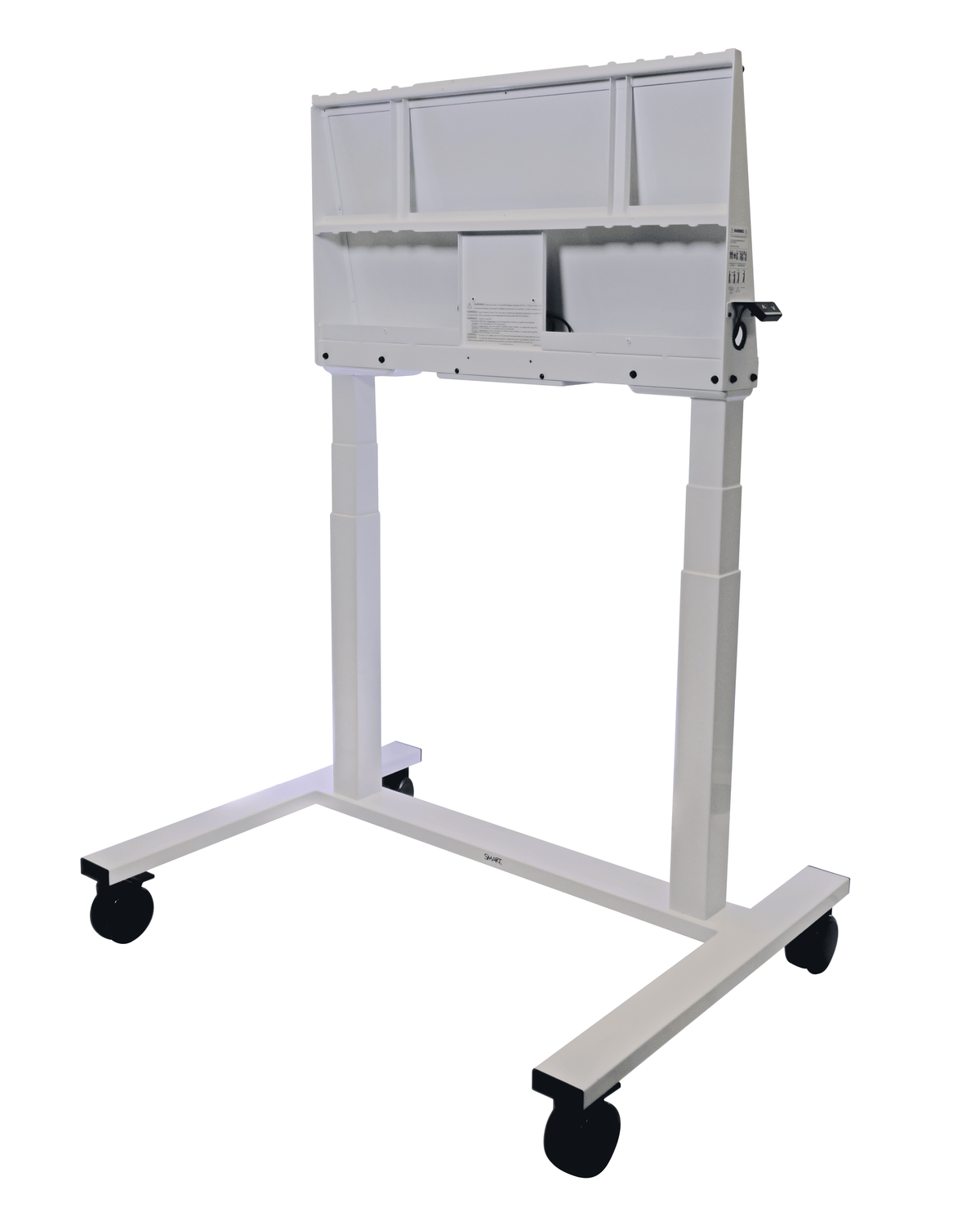 SMART FSE-500-W: Electric Height-Adjustable Floor Stand - front view