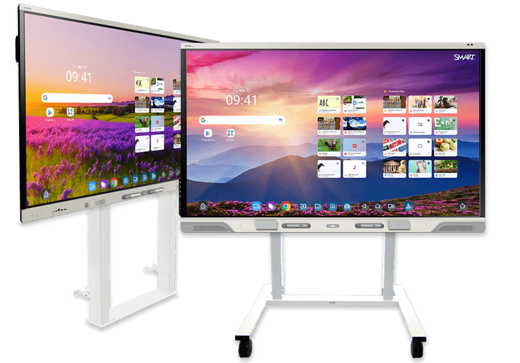 SMART FSE-500-W: Electric Height-Adjustable Floor Stand - with accessories