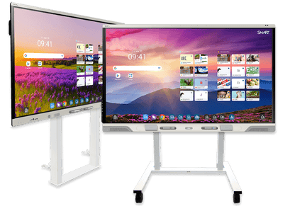 SMART FSE-500-W: Electric Height-Adjustable Floor Stand - with accessories