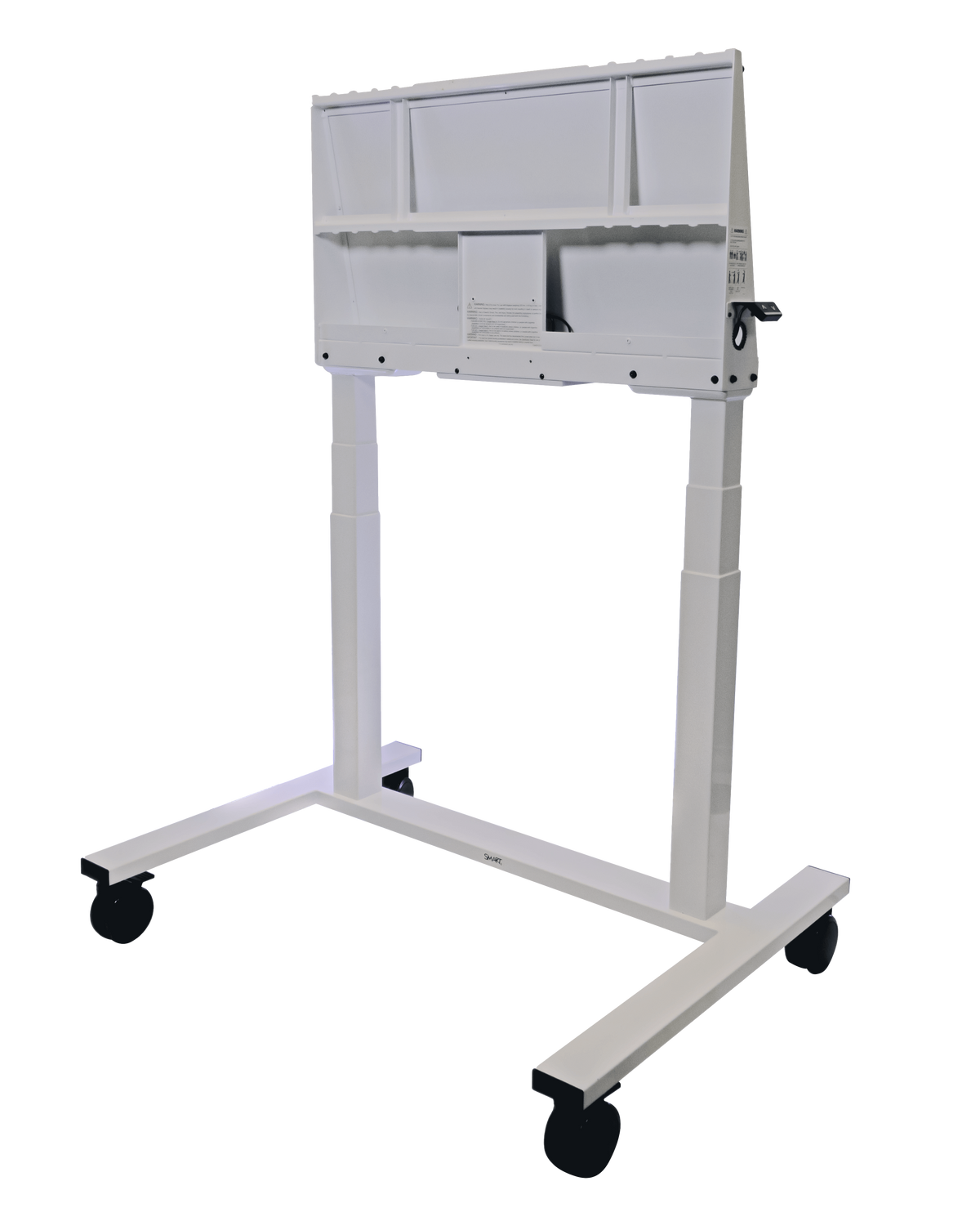 SMART FSE-510-W: Electric Height-Adjustable Floor Stand - front view