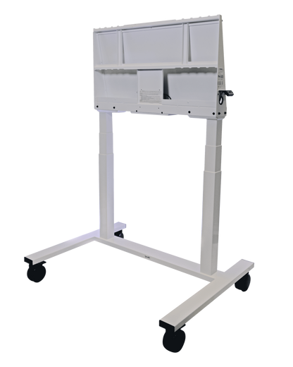 SMART FSE-510-W: Electric Height-Adjustable Floor Stand - front view
