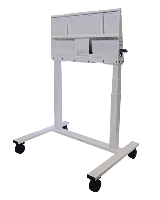 SMART FSE-510-W: Electric Height-Adjustable Floor Stand - front view