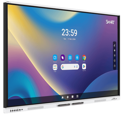 SMART GX065-V4 Plus: 65 Inch 4K UHD Interactive Display with Embedded Android - angled view