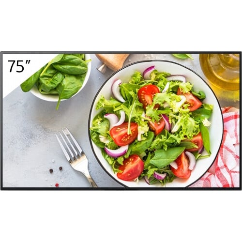 Sony FW-75BZ35L professional display - in-use view