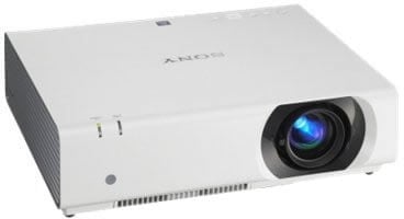 Sony VPL-CW255 projector - angled view