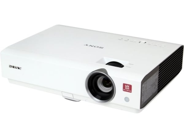 Sony VPL-DW120 projector - angled view