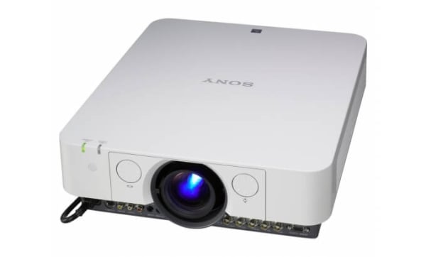 Sony VPL-FX37 installation projector - angled view