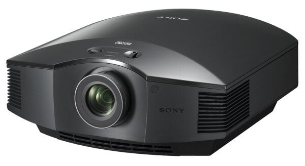 Sony VPL-HW30ES home cinema projector - angled view