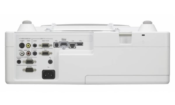 Sony VPL-SW536C projector - rear view with connections