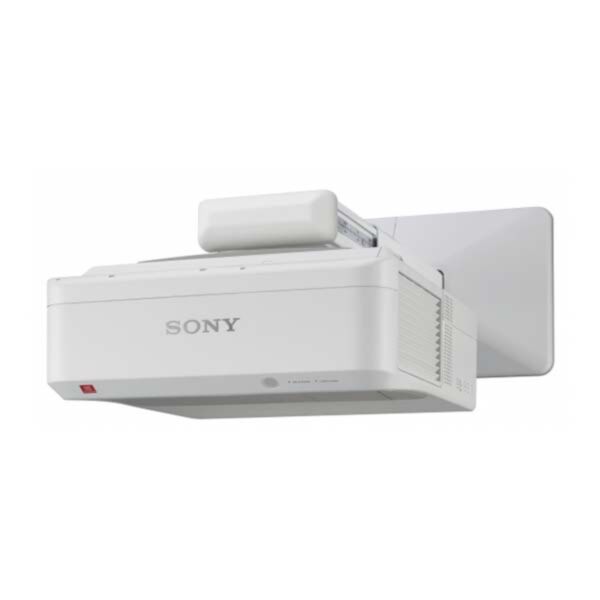 Sony VPL-SX536 ultra short throw projector - angled view