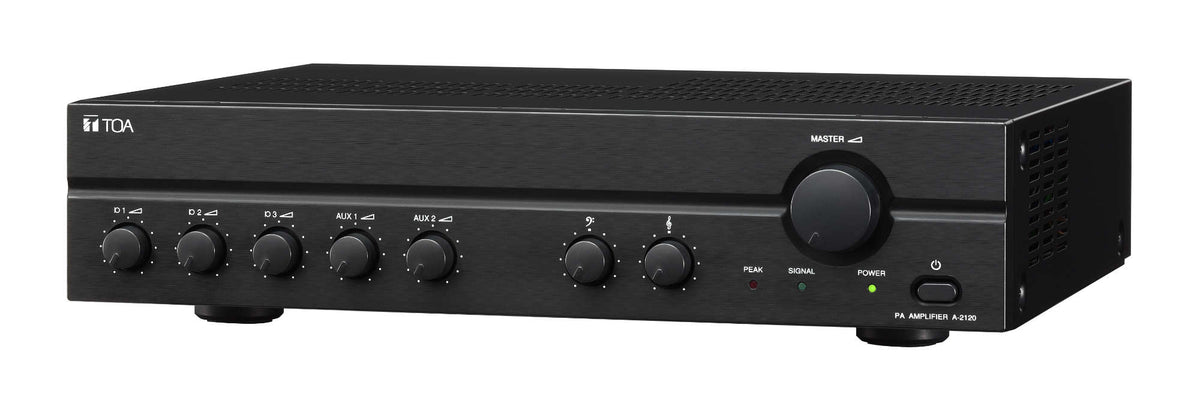TOA A-2060 mixer amplifier - angled view