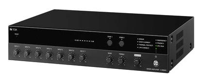 TOA A-3648D digital mixer amplifier - angled view