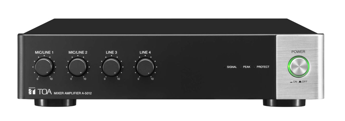 TOA A-5012 digital mixer amplifier - front view