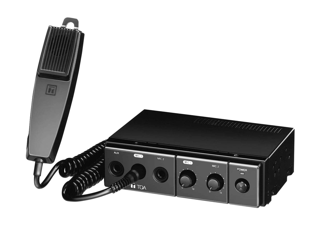 TOA CA-115 car amplifier 15W - front view
