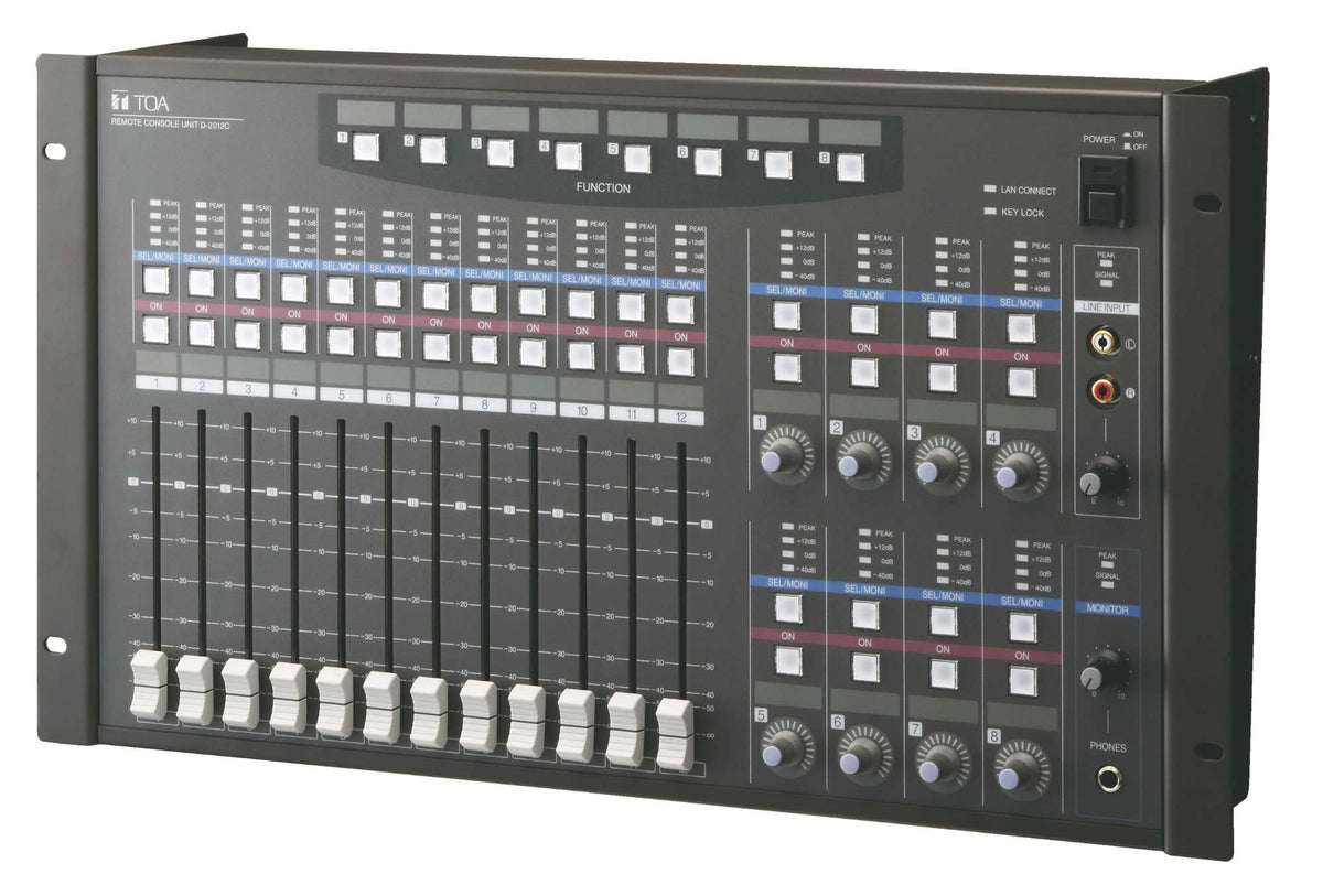 TOA D-2012C remote console unit - view 2