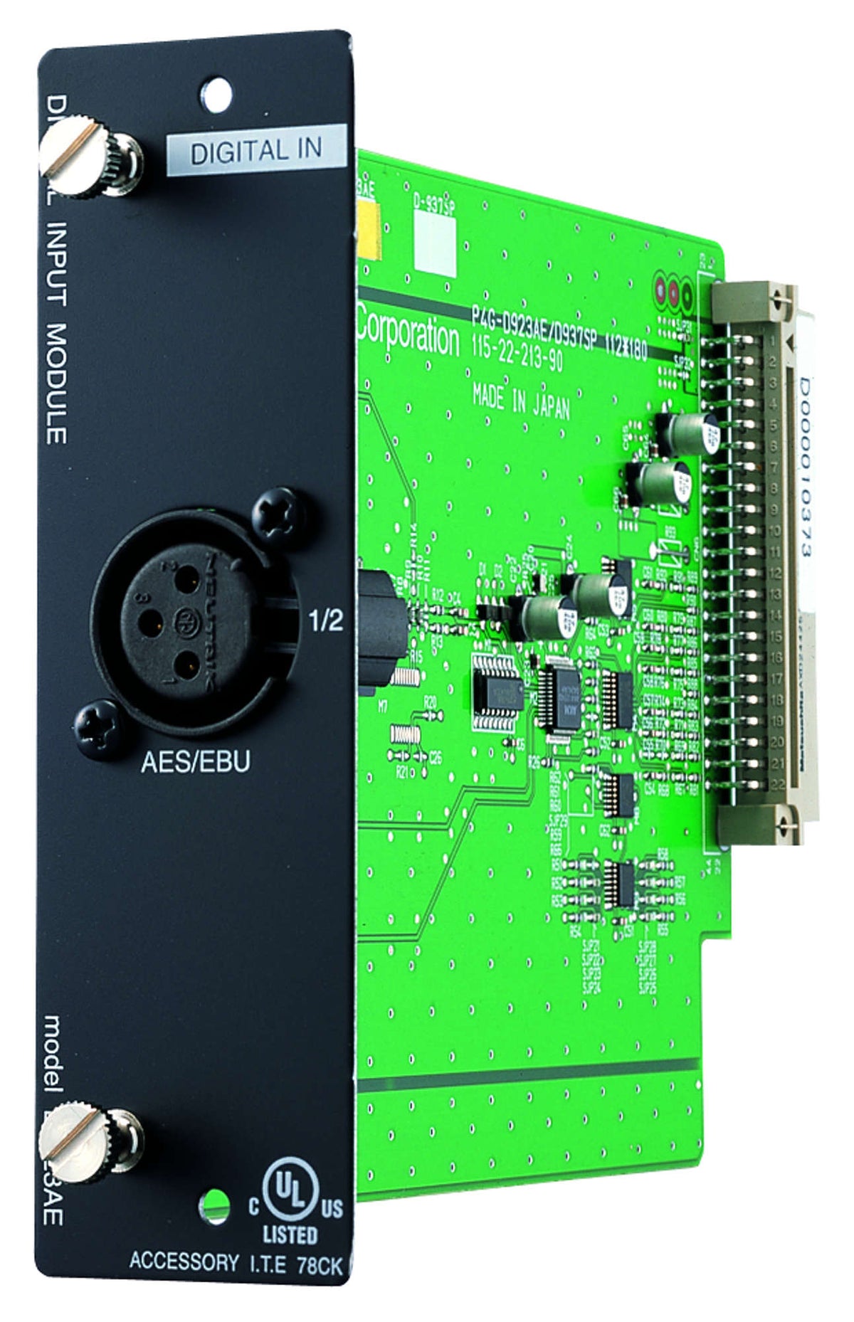 TOA D-923AE digital input module - angled view