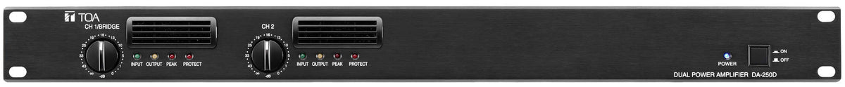 TOA DA-250DH digital power amplifier - front view