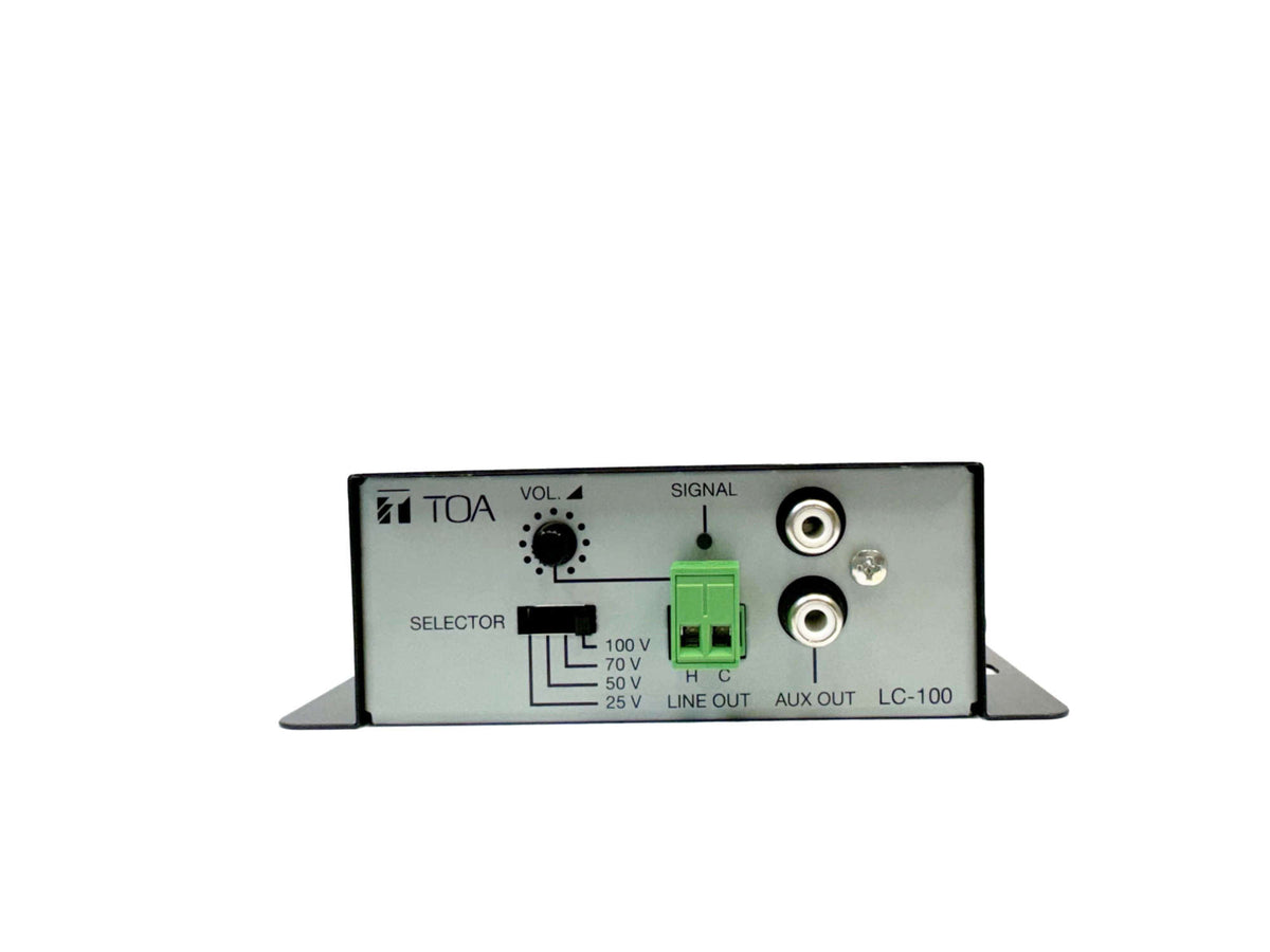 TOA LC-100-AS line converter - front view