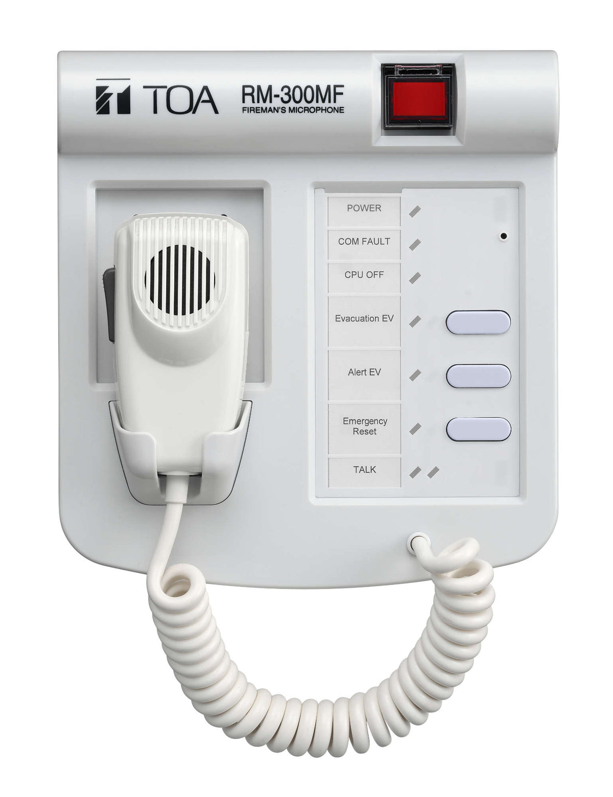 TOA RM-300MF emergency remote microphone - front view