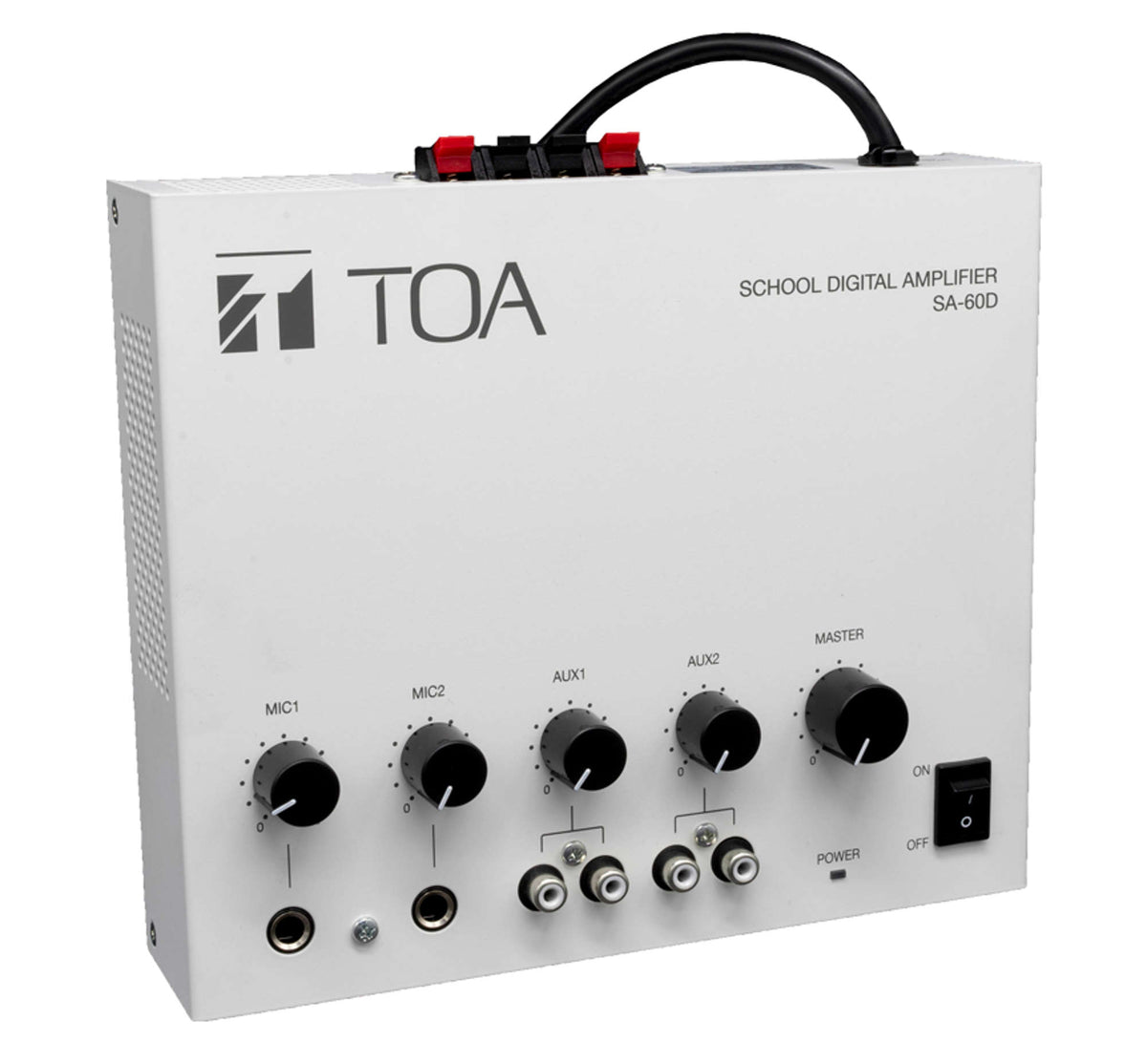 TOA SA-60D-AS school digital amplifier - angled view