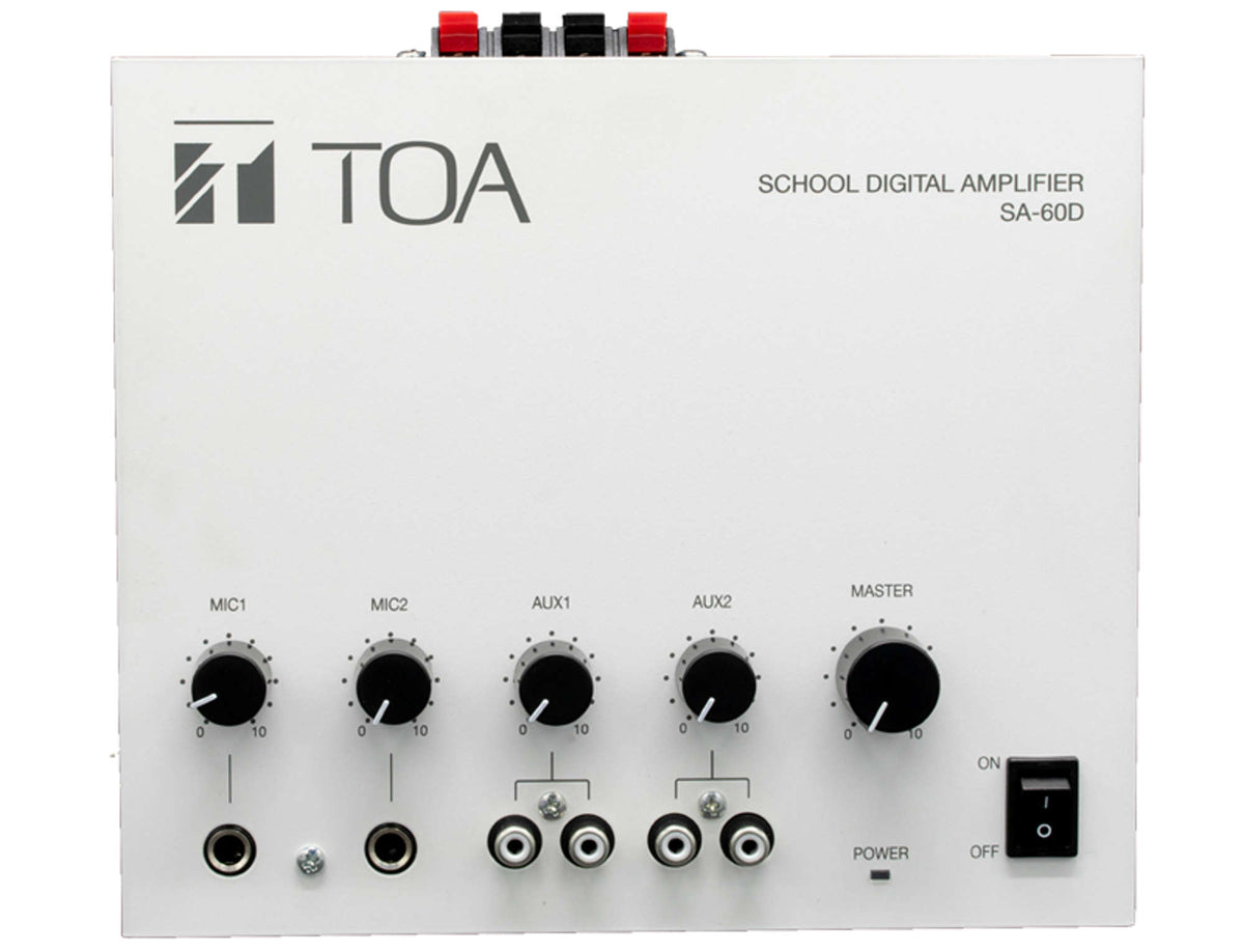 TOA SA-60D-AS school digital amplifier - front view