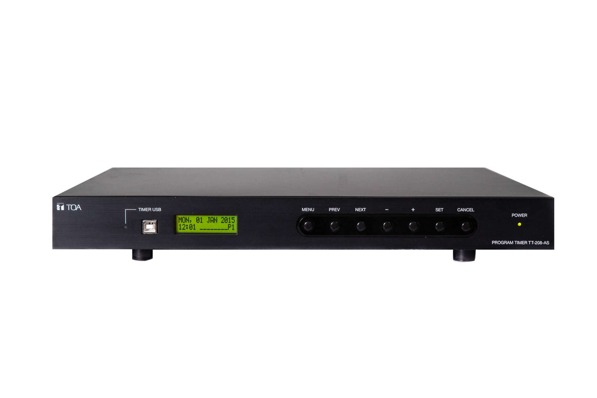 TOA TT-208-AS program timer - front view