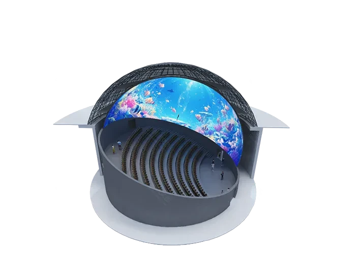 Unilumin U-Sphere Cinema LED Dome Theater Display - front view