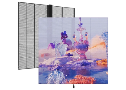Unilumin Umesh UVF Series Glass Facade Transparent LED Display - front view