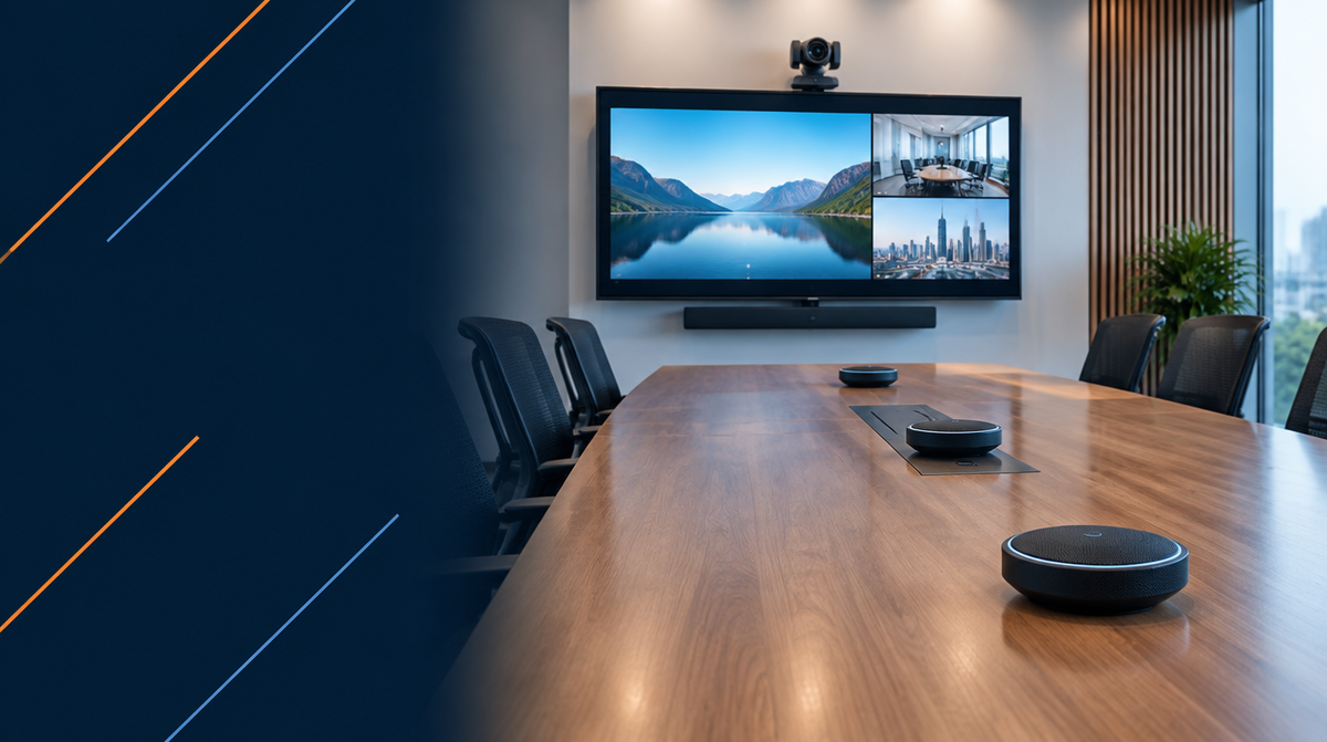Video Conferencing Solutions in India hero banner — Video Conferencing for Corporate AV's professional AV integration services across India