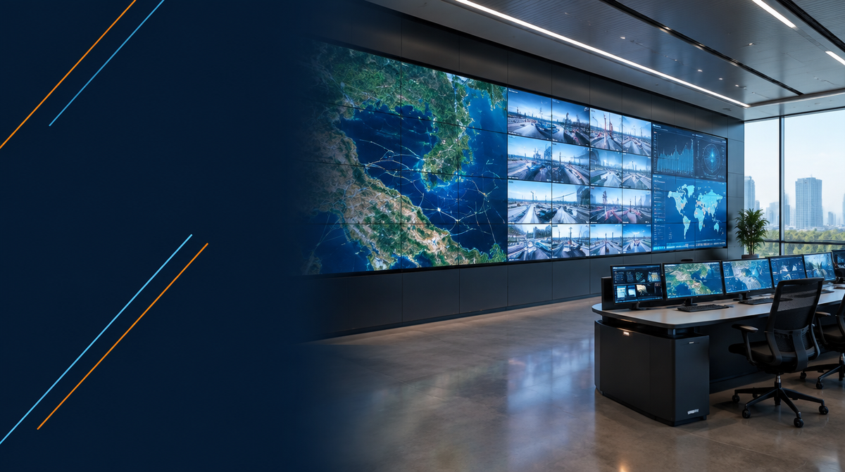 Control Room Video Wall Solutions hero banner — Control Room Video Walls for Corporate AV's professional AV integration services across India