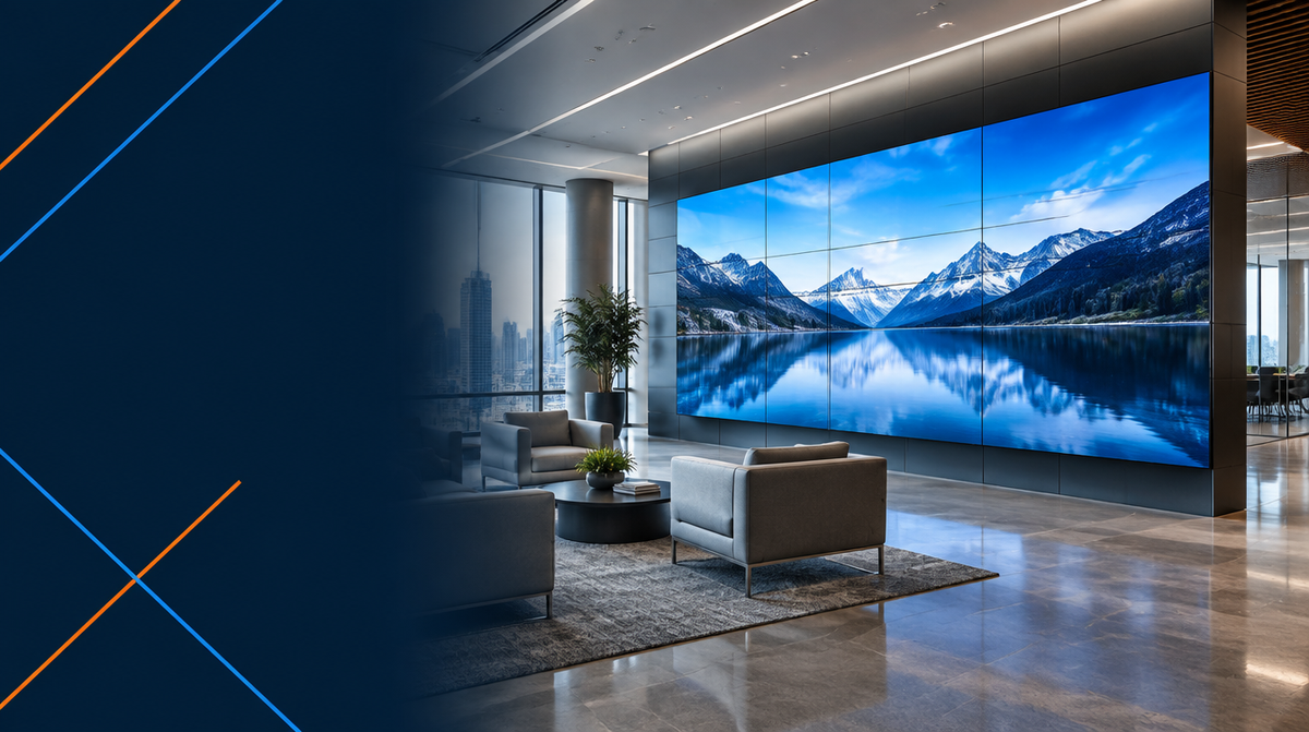 Corporate Video Wall Solutions in India hero banner — Corporate Video Walls for Corporate AV's professional AV integration services across India