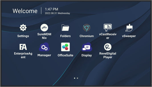 ViewSonic CDE5530 55 Inch 4K Commercial Display - front view