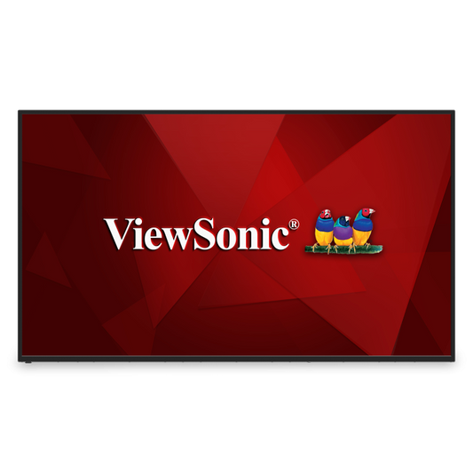 ViewSonic CDE6512 65 Inch 4K Commercial Display - front view