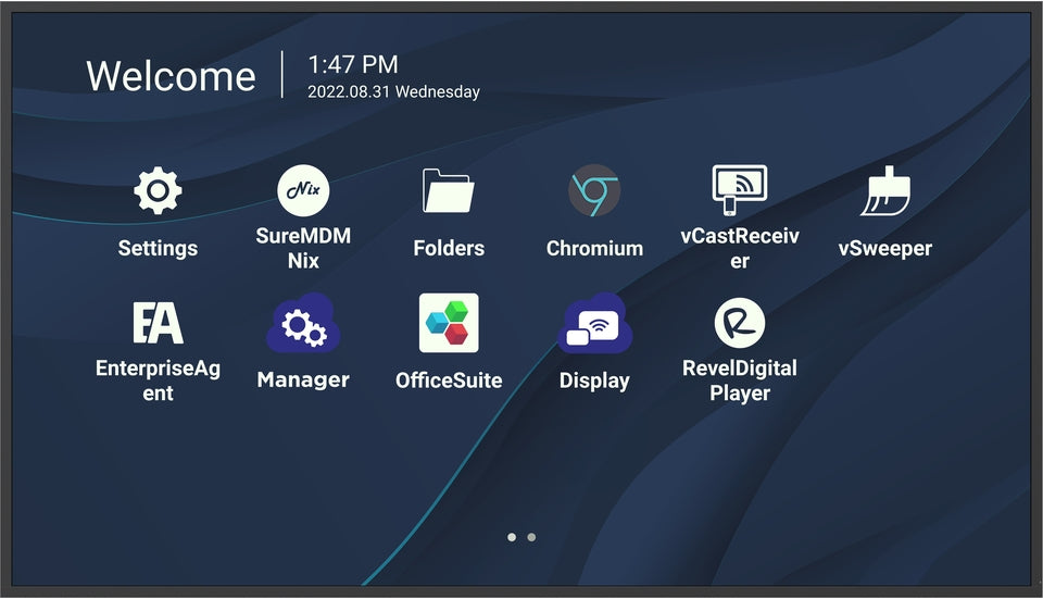 ViewSonic CDE6530 65 Inch 4K Commercial Display - front view