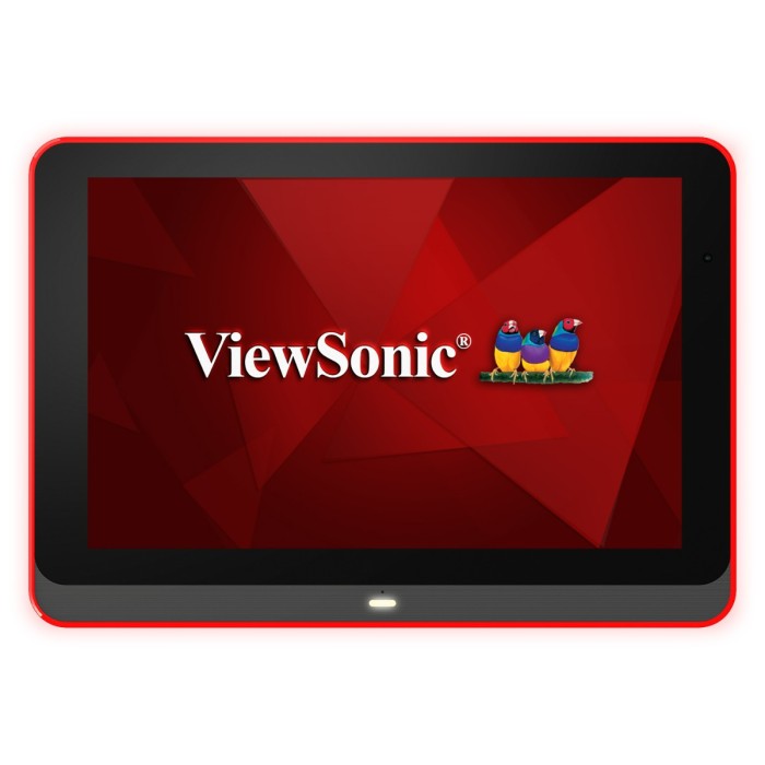 ViewSonic EP1052T-L 10.1 Inch Room Scheduling Panel - front view