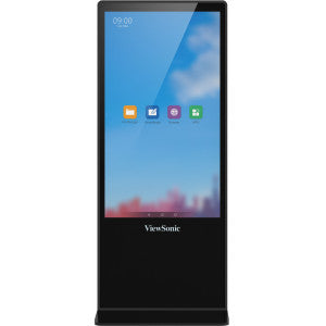 ViewSonic EP5542T 55 Inch 4K Ultra HD Interactive ePoster Kiosk - front view