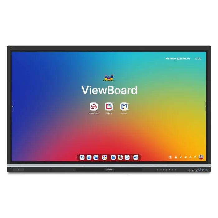 ViewSonic IFP5551 55 Inch 4K Android 14 Display with 50 Point Touch - front view