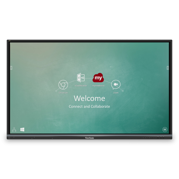 ViewSonic IFP6550-2 65 Inch 4K ViewBoard Interactive Display - front view