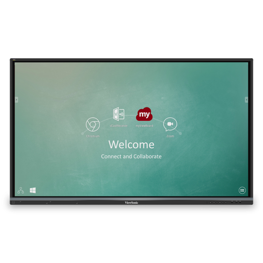 ViewSonic IFP6550-2 65 Inch 4K ViewBoard Interactive Display - front view