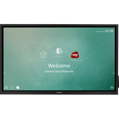 ViewSonic IFP7530 75 Inch 4K ViewBoard Interactive Display - front view