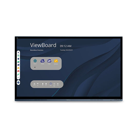 ViewSonic IFP7562 75 Inch 4K PCAP Interactive Display - front view