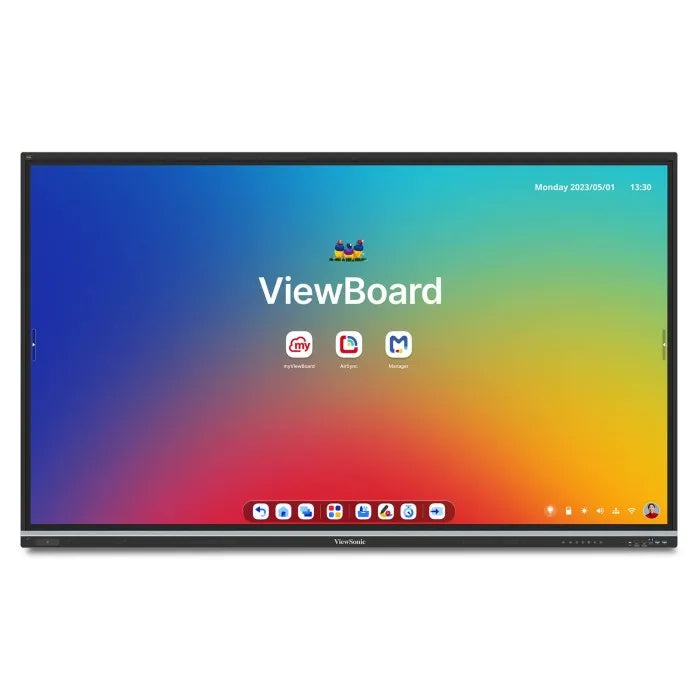 ViewSonic IFP8651 86 Inch 4K Android 14 Display with 50 Point Touch - front view