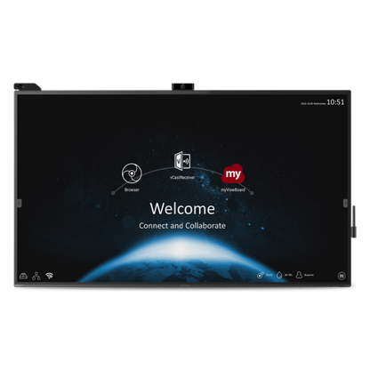 ViewSonic IFP8670 86 Inch 4K Flagship Interactive Display - front view