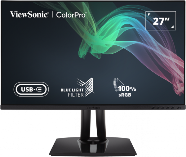 ViewSonic VP2756-2K 27 Inch 2K QHD ColorPro Monitor - front view