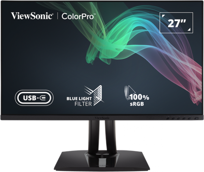 ViewSonic VP2756-2K 27 Inch 2K QHD ColorPro Monitor - front view