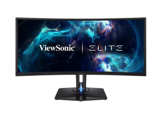 ViewSonic XG350R-C 35 Inch RGB Curved Ultrawide Gaming Monitor - front view